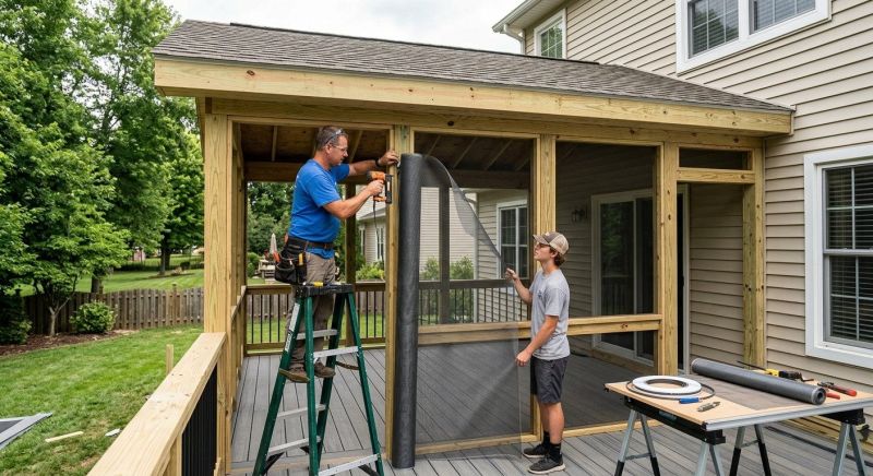 Enclosed Porch Construction in Longmont, CO