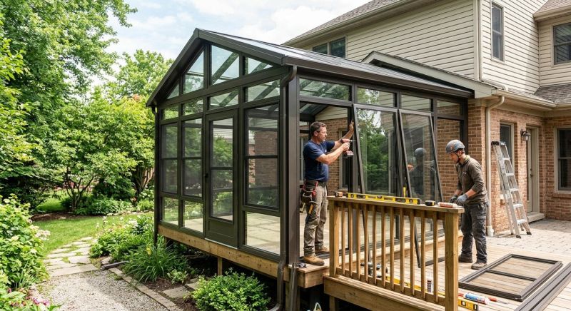 Four Season Room Installation in Asheville, NC
