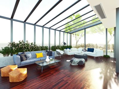Sunroom with Scenic Views